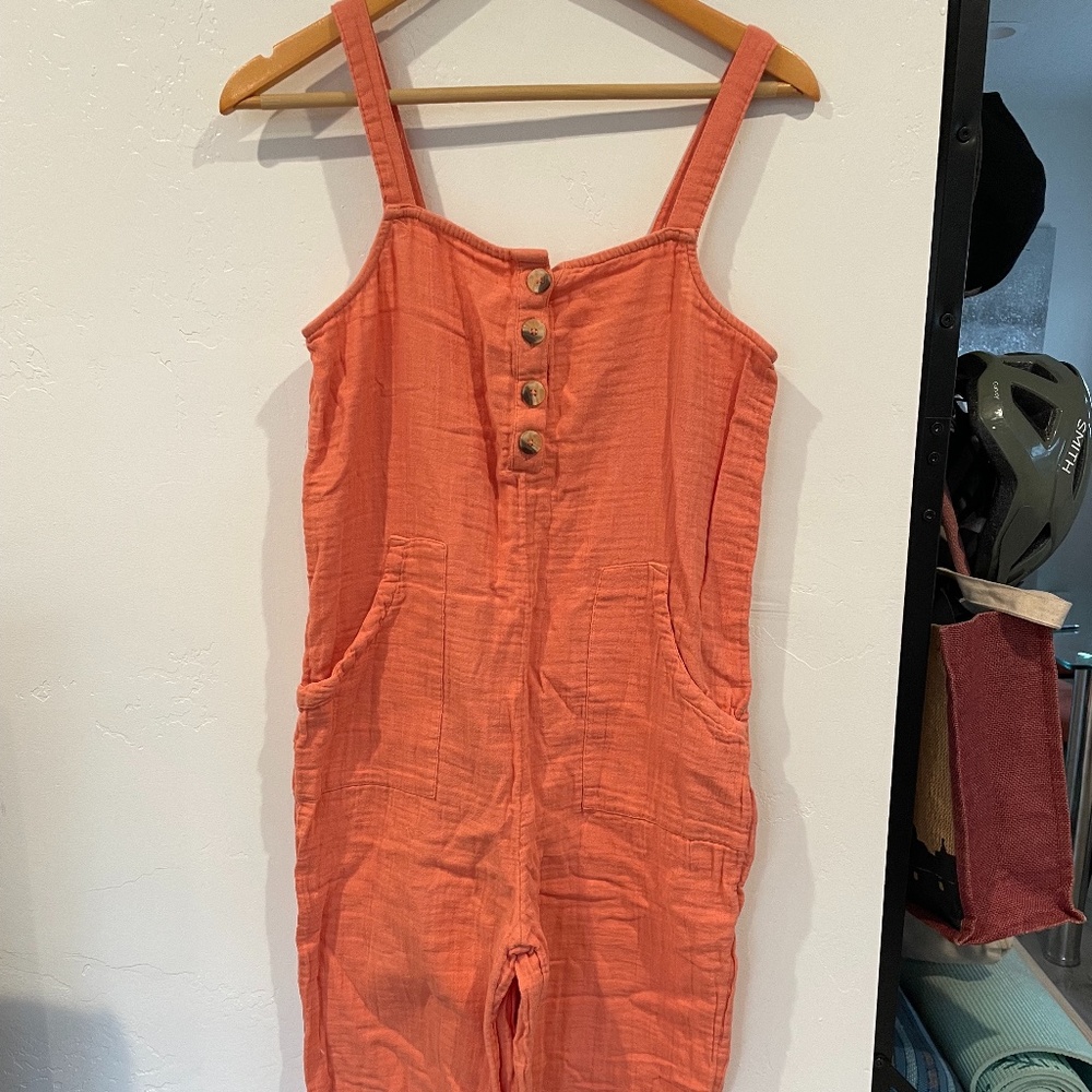 Light Pink Cropped jumpsuit